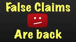 False YouTube Copyright claims are back in 2020