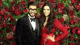Ranveer Singh & Deepika Padukone Looks SUPER HOT At Their Mumbai Reception