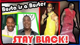 Busta Rhymes Yelling At Tiktok Star For Calling Him Tracy Morgan & For Telling Him To Stay Black!