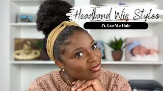 #Shorts LuvMe Hair Headband Wig Styles| Easy Headband Wig install and Style in Seconds!