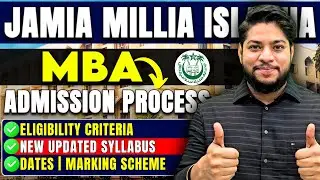 JMI MBA Admission Process Eligibility Placements Entrance Exam syllabus Marking Scheme Pattern