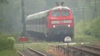 Baureihe218 in der L&uuml;neburger Heide!