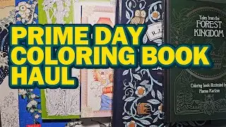 Prime Day Coloring Book Haul