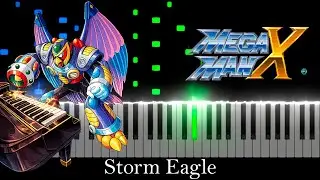 Storm Eagle - Megaman X (Visual Piano Tutorial/Best Version)
