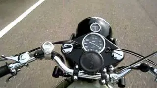 1954 norton ES2 running