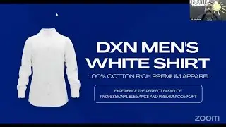 DXN Men's White Shirt | Personality Ka Extra Star ⭐
