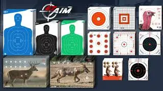 Бумажные мишени EZ Aim&reg; от Allen Company &mdash; пристрелочные мишени, силуэты, тренажер для стрельбы из пистолета