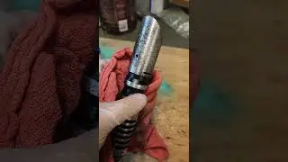 Weathering Lightsabers with Aluminum Black