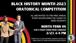 NPHS Annual Black History Month Oratorical Competition - 2023