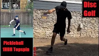 Disc golf backhand vs pickleball compared