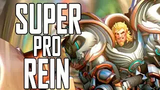 SUPER REINHARDT GAMEPLAY OVERWATCH SEASON 30 TOP 500