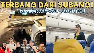 TERBANG DARI SUBANG KE JAKARTA NAIK TRANSNUSA! ALTERNATIF SELAIN TERBANG DARI KLIA!