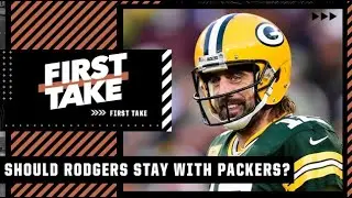 Better for Aaron Rodgers&rsquo; legacy: A ring with the Packers or elsewhere? | First Take