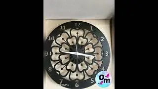 #new #Wooden MDF Wall Clock*Size - 12 inches diameterMaterial- MDF#