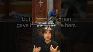 Homeless Man Sacrifices Himself to Save Hostage #shorts