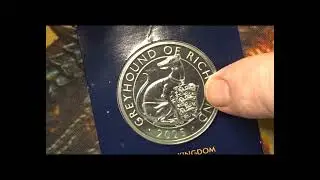 Video 1310 - Greyhound of Richmond &pound;5 coin