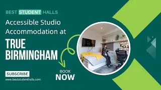 Accessible Studio at TRUE Birmingham | Inclusive Student Accommodation