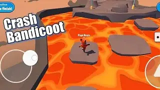 Crash Bandicoot on action❗Ninja Warrior Stumble Guys Android Gameplay | Papi Reyn