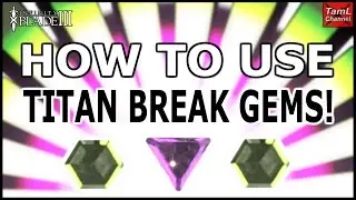 Infinity Blade 3: HOW TO USE TITAN BREAK GEMS! (HEX & TRIANGLE)