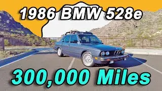 300,000 Mile 1986 BMW 528e Review - Cost of Ownership Over 36 Years!