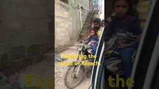 Exploring the slums of Karachi #family #travel