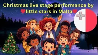 KIDS  SINGING LIVE  ON THE STAGE | CHRISTMAS  CELEBRATIONS IN MALTA 2025 ❤️✝️🎅