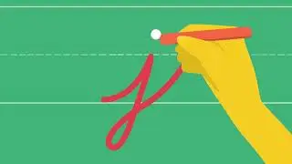 How to write a cursive letter &ldquo;j