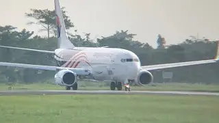 Melihat take off pesawat malaysia airlines