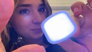 asmr quick eye exam (measuring & poking your eye)
