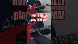 Learn how to REALLY play Panama! #masterthatriff #vanhalen