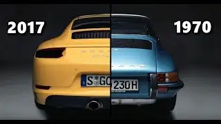 1970 Porsche 911 vs 2017 Porsche 911 - Design Evolution