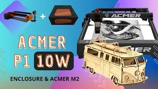 ACMER P1 - LASER 10W + корпус и поворотный ролик M2 PROJECTS