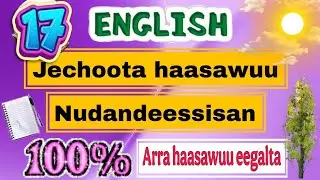 Barnoota Afaan Oromoo fi English guutuu isaa @furtuu1