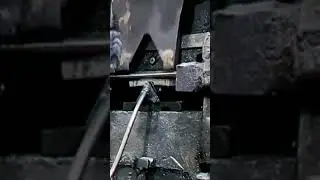 old machine,smart working, Making folding metal Angel #satisfying #short #machine