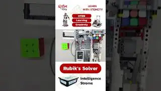 Rubik's Cube Solver with Stemcity Defender Kit 🚀🤖 #stemcity #stem