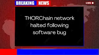 THORChain network halted following software bug