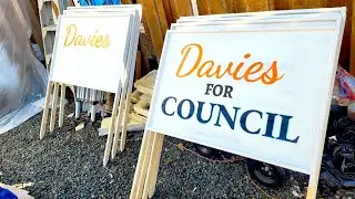 DIY Election Signs (Make Your Own and Save Money!)