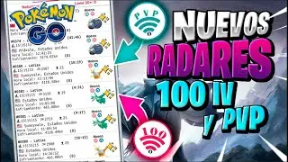 🚨NUEVOS RADARES 100 IV Y PVP 🚨 GRATUITOS PARA POKEMON GO - FÁCILESDE USAR 🚨