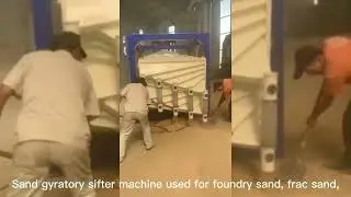 Proppant sand square gyratory sifter sieving equipment