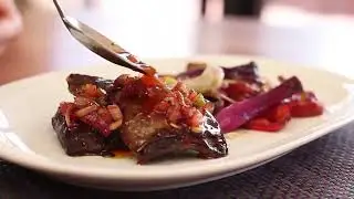 🥩 Entrañas con verduras y chimichurri