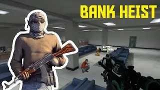 The Worst Bank Heist... EVER! | CS:GO Custom Map Gameplay #2