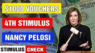 STIMULUS CHECK UPDATE - OH WOW $1000 Vouchers + Today 2021 + Nancy Pelosi + Debt Ceiling