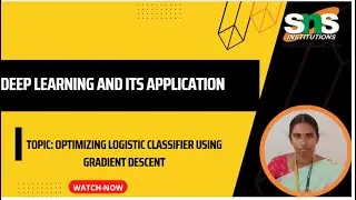 Optimizing logistic classifier using gradient descent 1