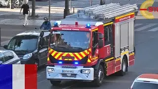 [PARIS] FA38 Mass&eacute;na en urgence | BSPP | TLF Einsatzfahrt | Code 3 response | Fourgon Pompe Tonne