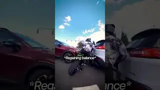 Driver Hits Me Off My Bike😳