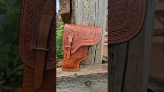 Coldre de couro para pistola MODELO Walther P38 para Glock G28 .380 Auto #shorts