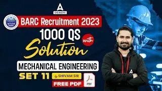 BARC STIPENDIARY TRAINEE CATEGORY 1 PREVlOUS YEAR QUESTION PAPER | BARC MECHANICAL PYQ #11