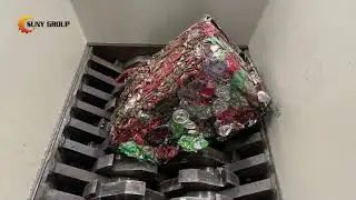 Aluminum Recycling - How to Destroy Baled UBC Cans (Pre-Shredder)