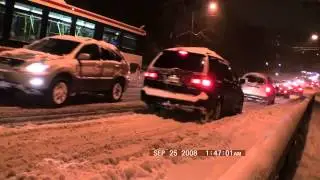 Chaos in Toronto During Snow Storm 2