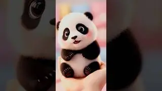 Cutest Baby Panda ASMR Eating Bamboo 🐼✨#panda #shorts #youtubeshorts